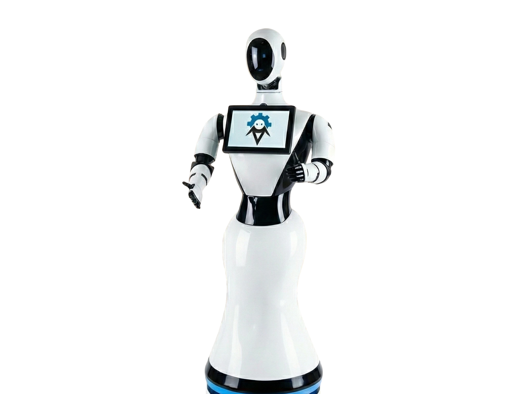 Nexus A1 humanoid robot standing in an indoor environment — full-size autonomous humanoid by Robomiracle Technologies, Coimbatore, India