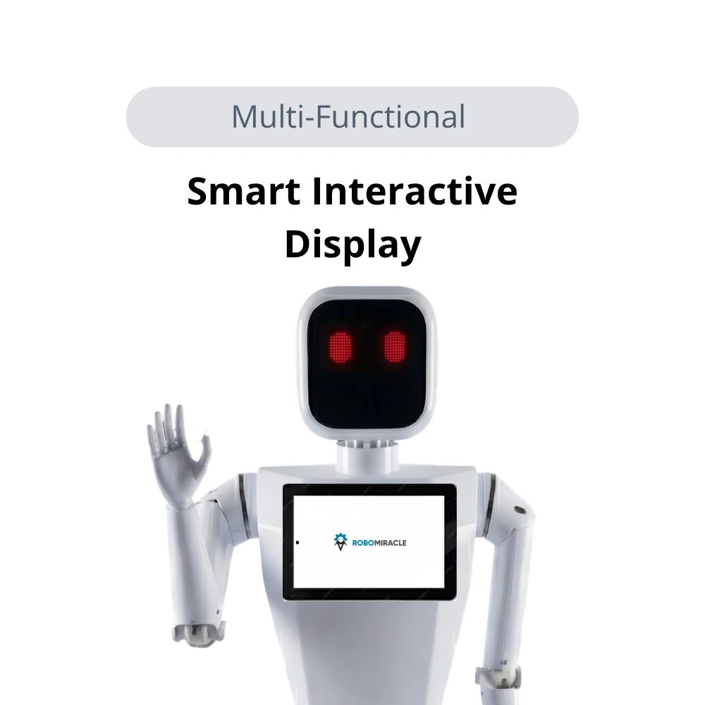 Nila Robot AI face recognition and visitor greeting
