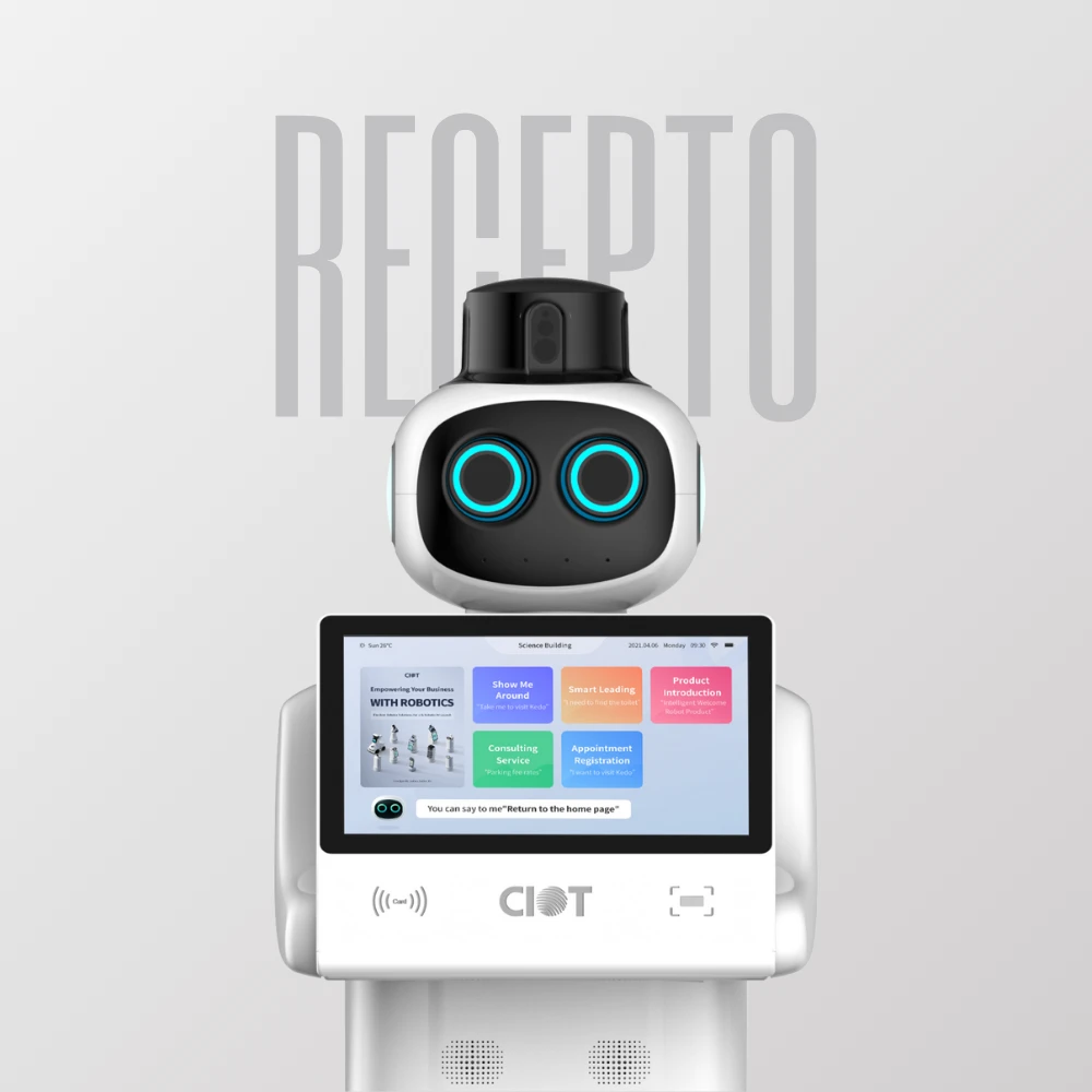 Recepto AI receptionist robot – Robomiracle India